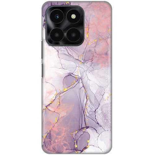 Torbica silikonska print za honor X6a pink marble Slike
