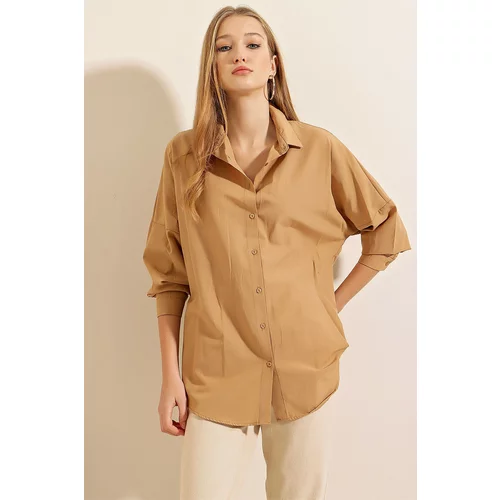 Bigdart Shirt - Brown - Regular fit