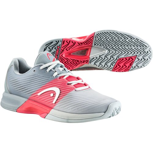 Head Revolt Pro 4.0 AC Grey/Coral EUR 40 Women's Tennis Shoes Slike