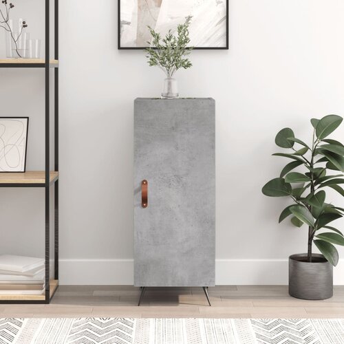 The Living Store Komoda betonsko siva 34,5x34x90 cm inženirski les - Komoda, (21662009) Slike