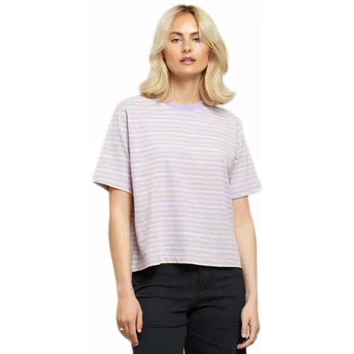 DEDICATED T-shirt Vadstena Rose Purple/Vanilla White