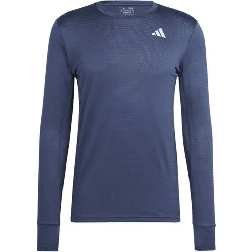 Adidas OWN THE RUN LONG SLEEVE TEE Muška majica za trčanje, tamno plava, veličina