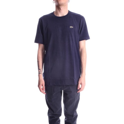 Lacoste T-shirt mo&amp;scaron;ki, bela barva Slike