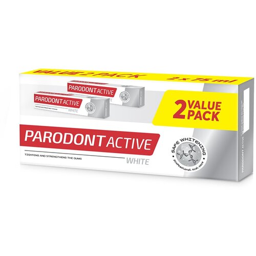 Paradont Active Paste za zube PARODONT ACTIVE White 75ml Duo Pack Cene
