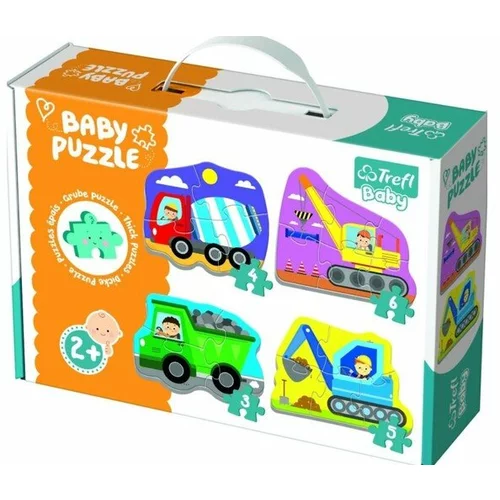 Trefl baby puzzle radna vozila (3,4,5,6)