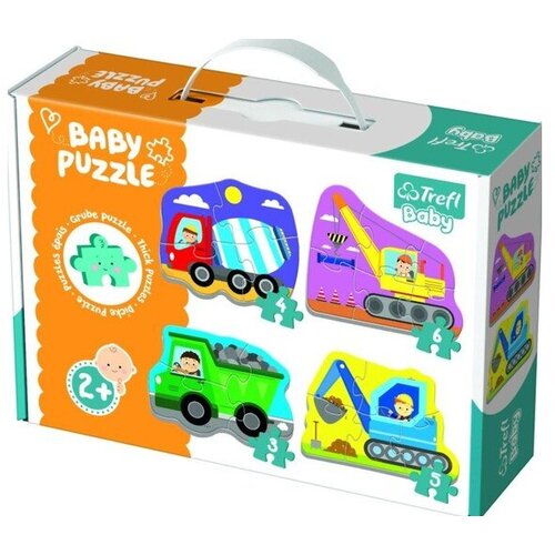 Trefl sestavljanka Baby delovna vozila 36072 Slike