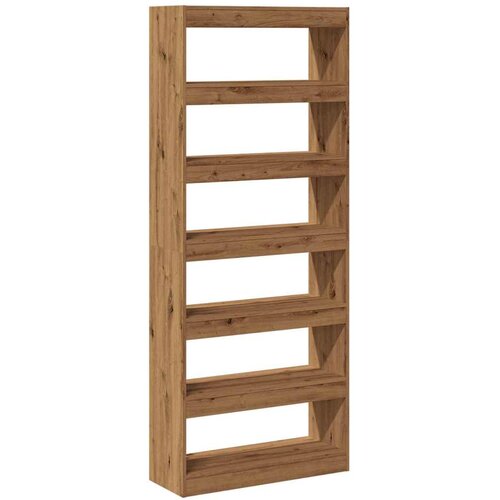 VidaXL Knjižna omara/razdelilnik sob Artisan Oak 80x30x198 cm, (21832911) Slike