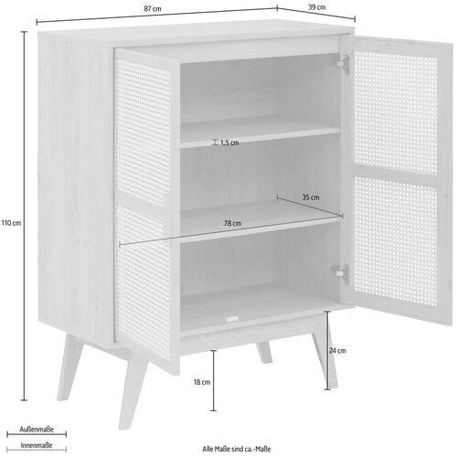 St&amp;oslash;raa Omarica v hrastovem dekorju v naravni barvi 87x110 cm Bridget &amp;ndash; Slike