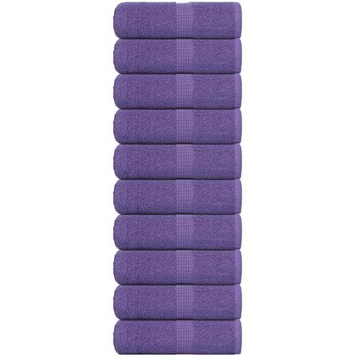 vidaXL Ručnici za goste FROGN 10 kom. ljubičasti 30x50 cm 360 g/m&sup2; - Ljubičasta 30 x 50 cm 10 Cijene