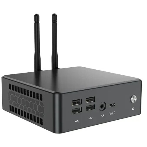 Zeus mini pc MPI12 intel i7-1255U 10C 4.7 GHz/DDR4 16GB/M.2 512GB/LAN/Dual wifi/bt/hdmi/dp/tip c Slike