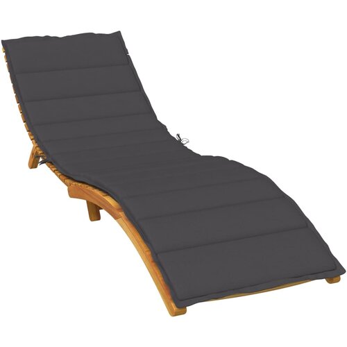 vidaXL Jastuk za ležaljku prošarani antracit 200x60x4 cm od tkanine Cijene