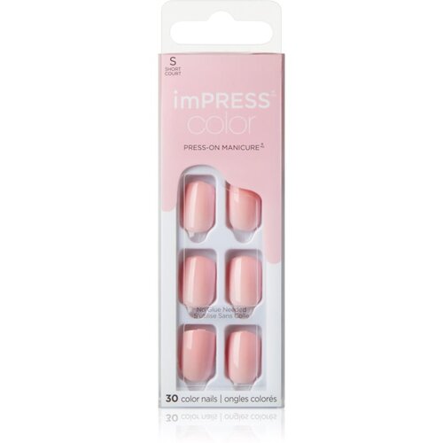 Kiss imPRESS Color Short umetni nohti Pick Me Pink 30 kos Cene