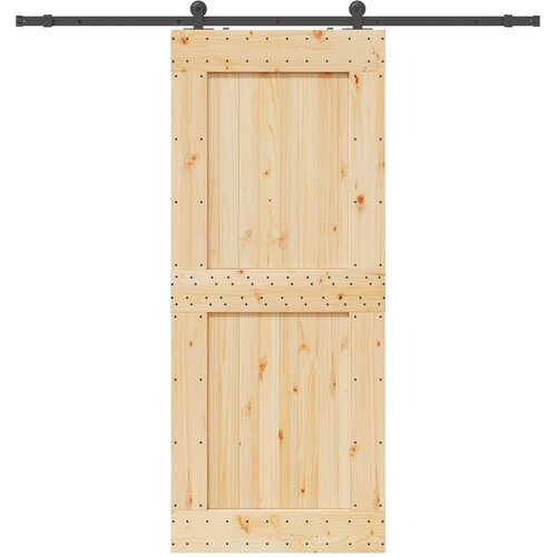  Klizna vrata NARVIK Prirodna i crna 95 x 210 cm (213,5 cm) Slike