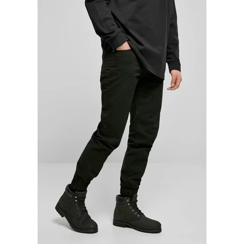Southpole twill trousers black