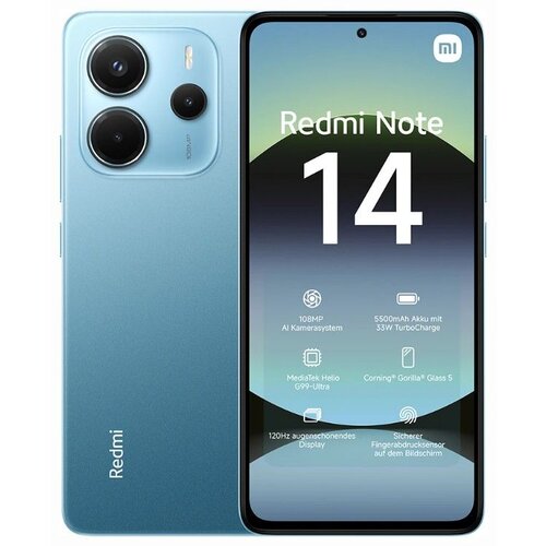 Xiaomi redmi note 14 6GB/128GB plavi mobilni telefon Cene