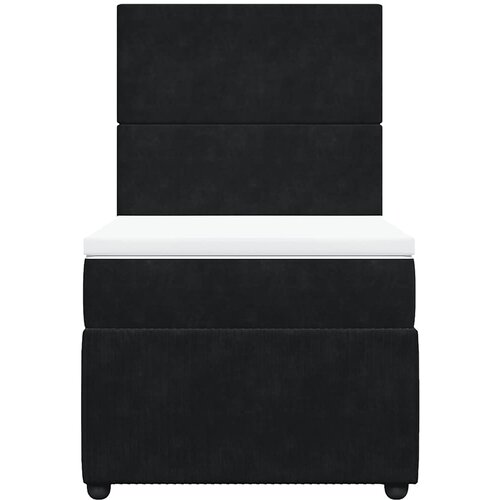 Box spring krevet s madracem crni 90x190 cm bar&amp;scaron;unasti Slike