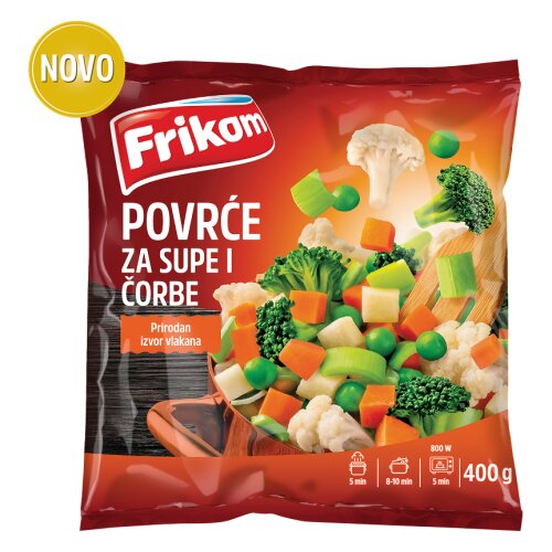 Frikom povrće za supe i čorbe 400g Slike
