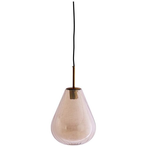 Light &amp;amp; Living Jantarna viseča svetilka s steklenim senčilom Leona &amp;ndash; Slike