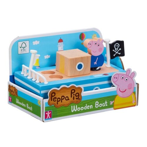 PEPA PIG Peppa Prase Drveni brod ( 1041114 ) Cene
