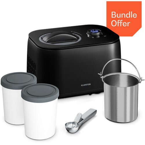 Klarstein FrostFusion aparat za sladoled, slushie i jogurt s kompresorom i priborom | 1 L | 100 W Cijene