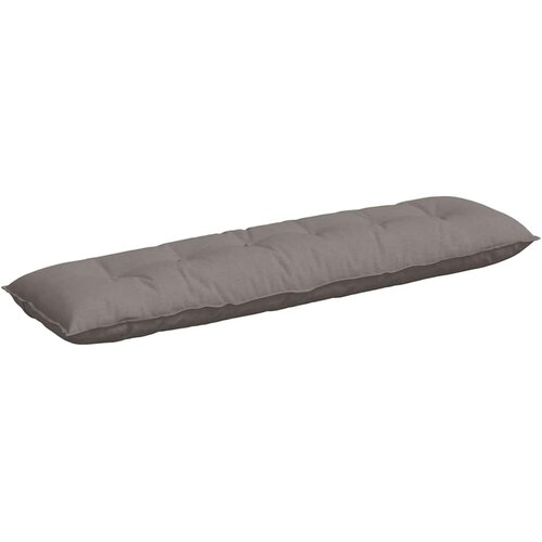 vidaXL Poglavni vzglavnik Taupe 180 x 19 x 50 cm blago, (5000278188) Cene