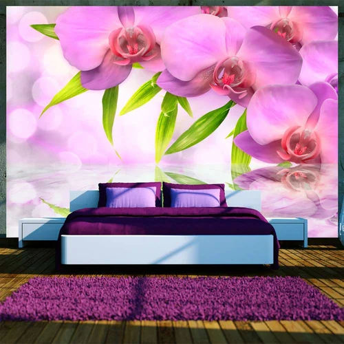  tapeta - Orchids in lilac colour 350x245