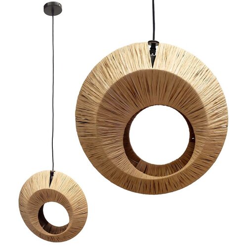 Toolight Viseća lampa od prirodnog papirnatog užeta Slike