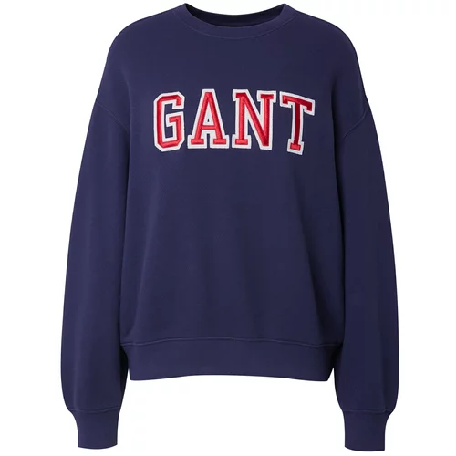 Gant Sweater majica morsko plava / krvavo crvena / bijela