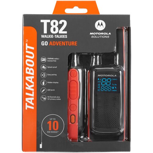 Motorola T82 Twin Pack two-way radio 16 channels Black,Orange Cijene