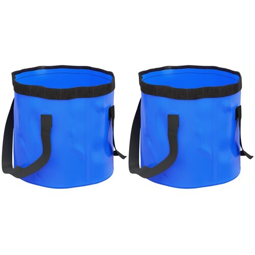 vidaXL Zložljivo vedro 2 kosa modro 20 L PVC Cene