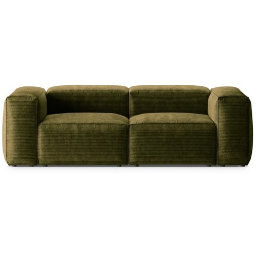 Cosmopolitan Design Zelena sofa od samta 224 cm Bergano – Cene
