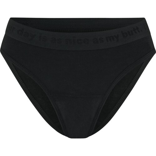  Menstrualne hlačke - Slip Cotton Basic Black Ultra Strong - 32 Slike
