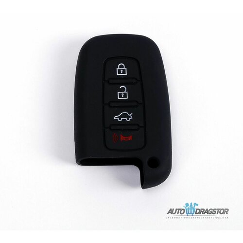 888 Car Accessories silikonska navlaka za ključeve crna hyundai APT1007.04.B Slike