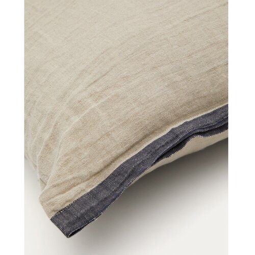 Kave Home Lanena prevleka za blazino 50x50 cm Suerta &amp;ndash; Slike