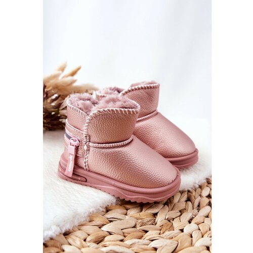 Kesi children's snow boots pink frosty Slike