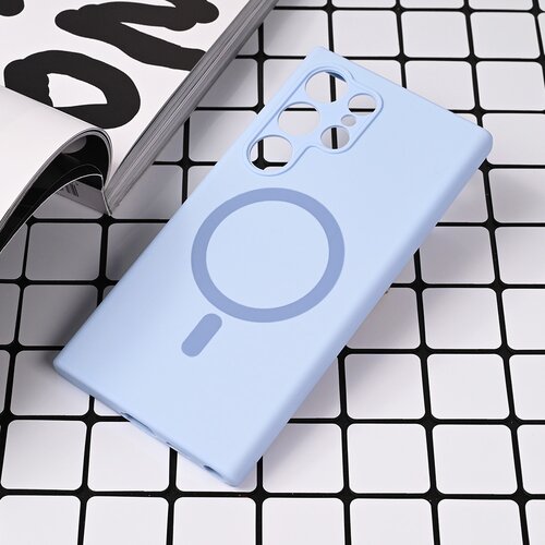  Torbica Magsafe Pure color za Samsung S928B Galaxy S24 Ultra svetlo plava Slike