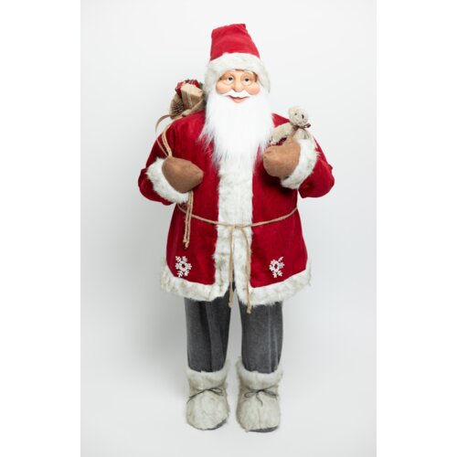 AMC HOME Novogodi&amp;scaron;nja figura Deda Mraz, 120cm, Crveni Slike