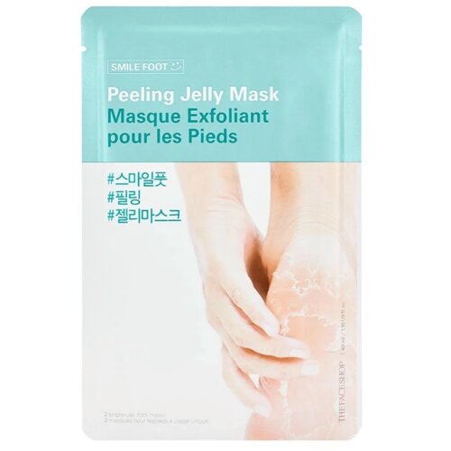 THE FACE SHOP Maska za lice Smile Foot Peeling Jelly Mask, 40 ml Slike