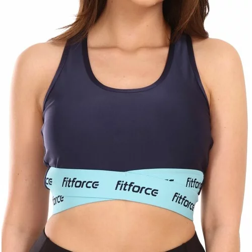 Fitforce SAGANA Ženski Fitness grudnjak, tamno plava, veličina
