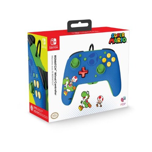 Pdp žični igralni plo&amp;scaron;ček nintendo switch rematch - mario &amp;amp; yoshi Slike