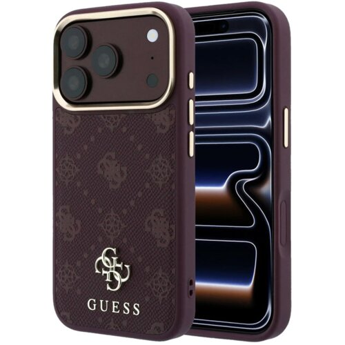 SAS CG MOBILE Maska Guess Peony 4G Small Logo MagSafe za iPhone 17 Pro Max/ 18 Pro Max burgundy Cene