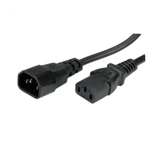 Secomp value monitor/UPS power kabl, IEC 320 C14 - C13, black, 1.8m ( 1649 ) Slike