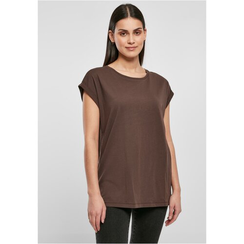 UC Curvy Women's Organic T-Shirt with Extended Shoulder Brown Slike
