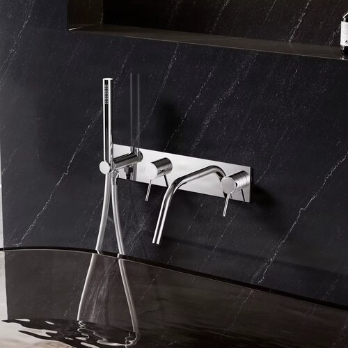 ELITE EDITION Podometna kadna armatura BSC1716 z LED-zaslonom v izvedbi bru&amp;scaron;eno zlato &amp;mdash; Gunmetal siva Slike