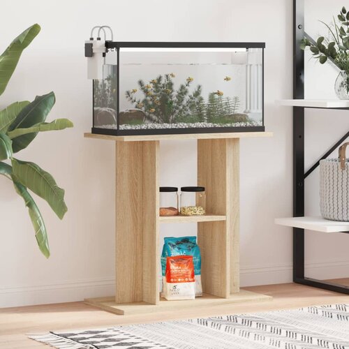 vidaXL Stojalo za akvarij sonoma hrast 60x30x60 cm inženirski les Cene