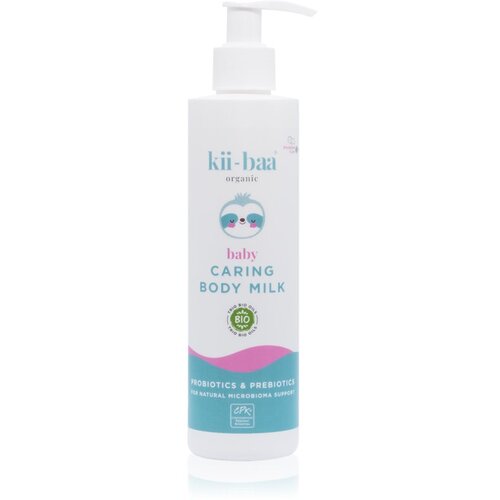 kii-baa® organic Baby Caring Body Milk mlijeko za njegu tijela sadrži pro i prebiotike za djecu od rođenja 250 ml Cijene