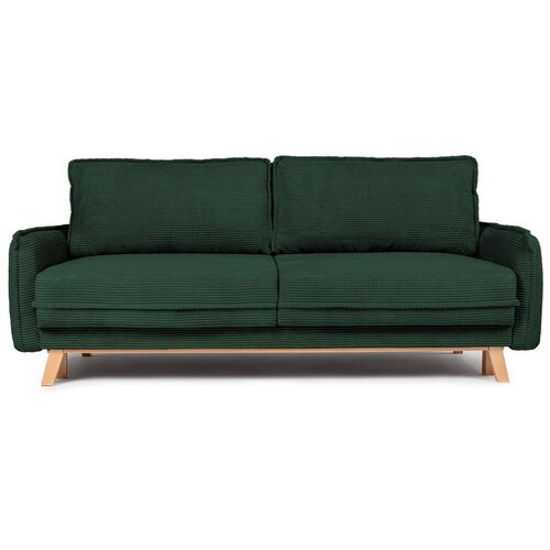 Bonami Selection Tamno zelena sklopiva/s prostorom za odlaganje sofa od samta 218 cm Tori &amp;ndash; Slike