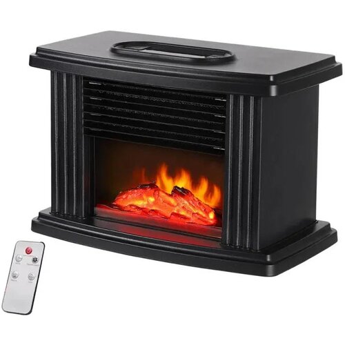  Electric Heater 3D Flame Mountain Fan Heater with Remote Control Indoor Electric Fireplace Winter Household Warmer Room Heater, (21141010) Cene
