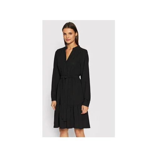 Selected Femme Srajčna obleka Mivia 16079687 Črna Regular Fit