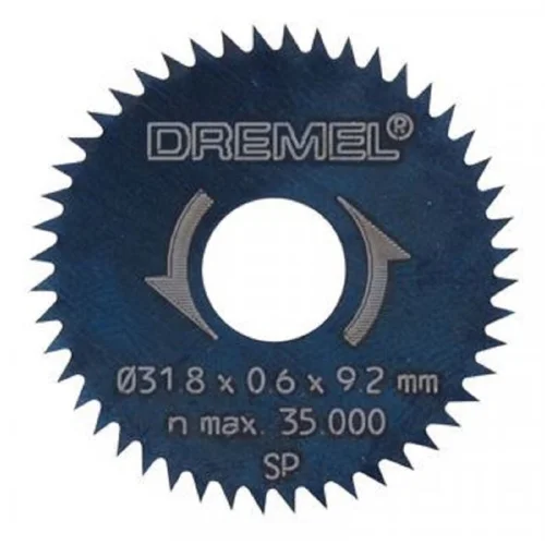 Dremel List za kružnu pilu Mod. 546 (Radni promjer: 31,8 mm, Namijenjeno za: Pomicanje kružne pile 2 Kom.)